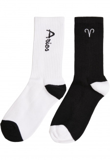 Zodiac Ponožky 2-balení černo/bílý Beran