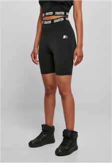 Ladies Starter Logo Tape Cycle Shorts black