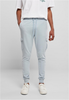 Fitted Cargo Sweatpants summerblue