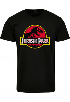Černé tričko s logem Jurského parku