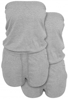 Ladies Hot Jumpsuit 2-Pack heather grey