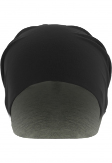 Jersey Beanie reversible blk/gry