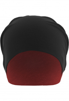 Jersey Beanie reversible blk/red