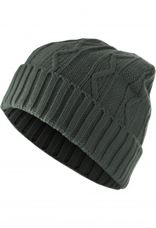 Beanie Cable Flap charcoal
