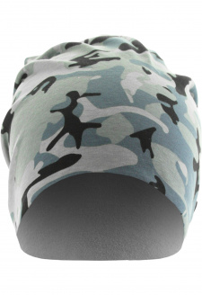Printed Jersey Beanie grey camo/charcoal