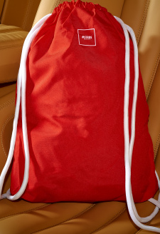 Basic Gym Sack červený