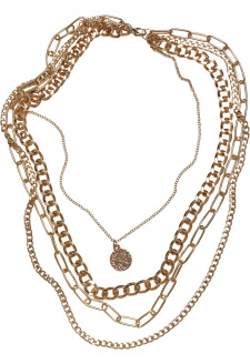 Penumbra Layering Necklace gold