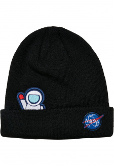 Dětská čepice NASA Embroidery Beanie černá