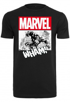 Černé tričko Avengers Smashing Hulk