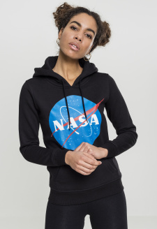 Ladies NASA Insignia Hoody black