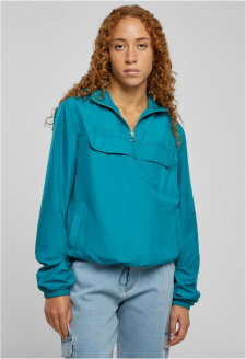 Ladies Basic Pull Over Jacket watergreen