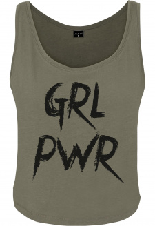 Ladies GRL PWR Tank olive