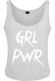 Ladies GRL PWR Tank heather grey