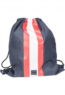 Pruhovaná taška na gymnastiku námořnická/ohnivá červená/bílá
