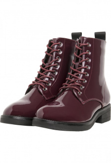 Lace Boot burgundy