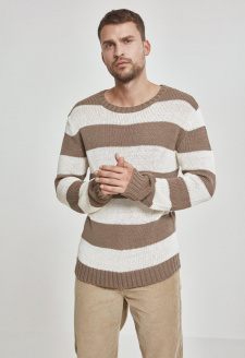Striped Sweater beige/offwhite