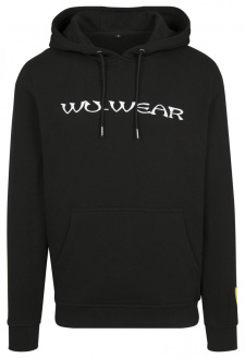 Wu-Wear výšivka s kapucí černá