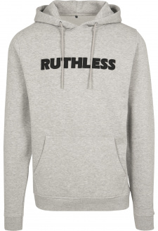 Ruthless Embroidery Hoody heather grey