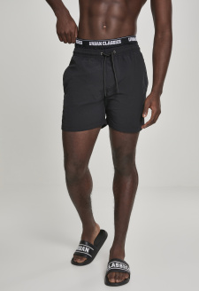 Two in One Swim Shorts blk/blk/wht