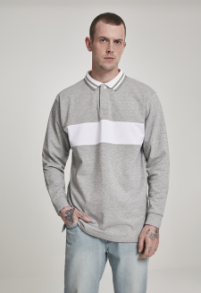 Rugby Panel Shirt grey/white