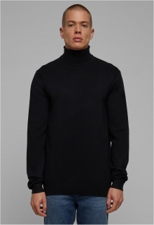 Knitted Turtleneck Sweater black