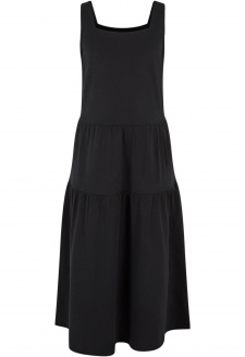 Dívčí šaty 7/8 Length Valance Summer Dress - černé