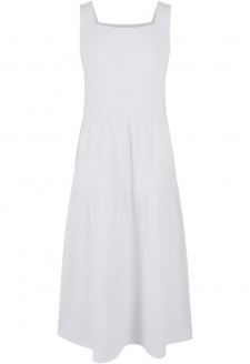 Dívčí šaty 7/8 Length Valance Summer Dress - bílé