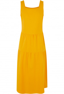Dívčí šaty 7/8 Length Valance Summer Dress - žluté