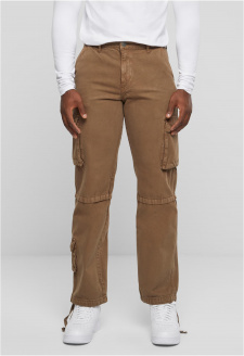 Pánské kapsáčové kalhoty DEF Pocket - hnědé