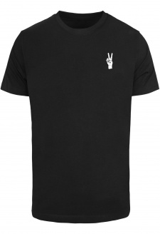 Pánské tričko Peace Hand - černé