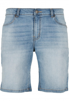Lehké zničené kraťasy Relaxed Fit Jeans Shorts vyprané