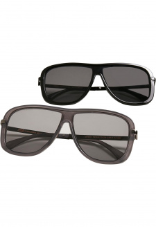 Sluneční brýle Milos 2-Pack černá/černá+šedá/šedá