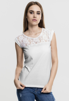 Dámské tričko Top Laces bílé