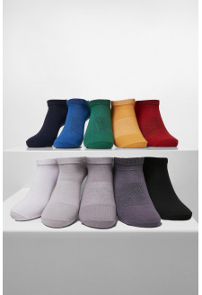 Ponožky do tenisek 10-balení - vícebarevné