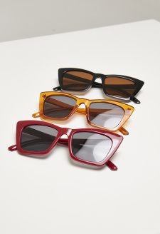 Sluneční brýle Tilos 3-Pack tmavě červená/černá/oranžová