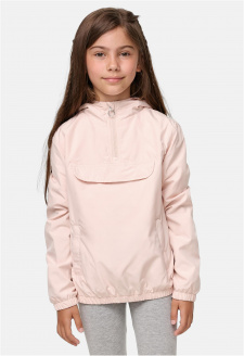 Dívčí bunda Basic Pullover světle růžová