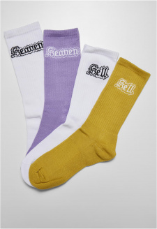 Ponožky Hell Heaven Ponožky 4-balení vícebarevné