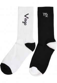 Ponožky Zodiac 2-Pack black/white virgo