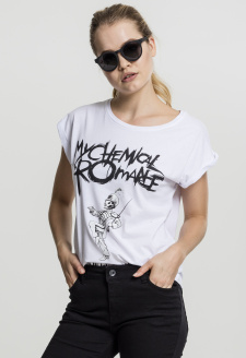 Dámské tričko My Chemical Romance Black Parade Cover Tee bílé
