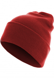 Čepice Basic Flap Long Version červená