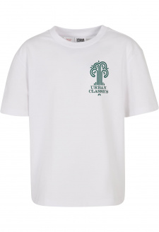Boys Organic Tree Logo Tee bílé