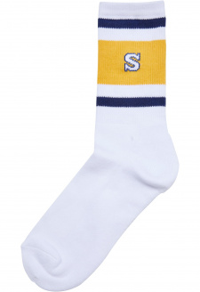 Ponožky školního týmu spaceblue/californiayellow/wht