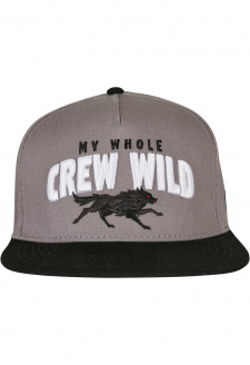 Čepice Crew Wild šedá/černá