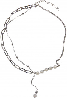 Jupiter Pearl řetízkový náhrdelník - stříbrné barvy