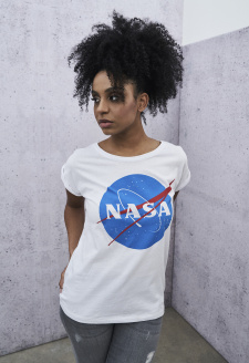 Dámské tričko NASA Insignia bílé