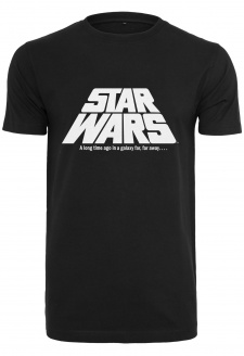 Černé tričko s originálním logem Star Wars