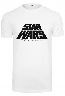 Bílé tričko s originálním logem Star Wars