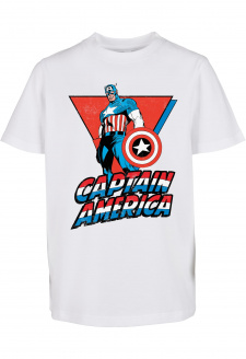 Dětské tričko Marvel Captain America bílé