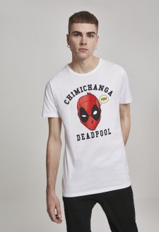 Bílé tričko Deadpool Chimichanga