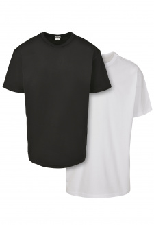 Organické základní tričko 2-balení černá+bílá